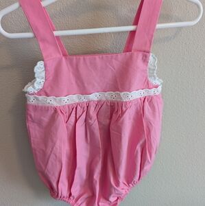 The Beaufort Bonnet Company NWT Bubble Romper 0-6 m Pink Baby Girl